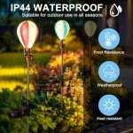 4 Pack Waterproof Solar Hot Air Balloon Lights