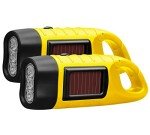 LED Wind-Up Torch with Carabiner - 2 Pack