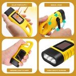 LED Wind-Up Torch with Carabiner - 2 Pack