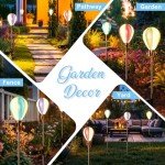 4 Pack Waterproof Solar Hot Air Balloon Lights