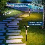 Solar Pathway Lights with Tunable White Options