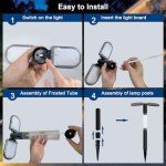 Solar Pathway Lights with Tunable White Options