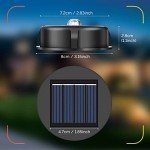 4 Pack Waterproof Solar Lantern Lids - Warm White