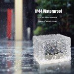 4PCS Solar Garden Lights for Pathway & Pond