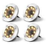 Jsdoin Solar LED Garden Lights for Outdoor Spaces