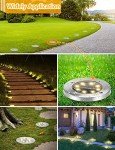 8-Pack Solar LED Garden Pathway Lights
