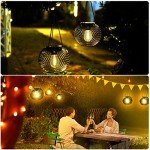 KagoLing Waterproof Solar Garden Lanterns - 2 Pack