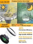 8-Pack Solar LED Garden Pathway Lights
