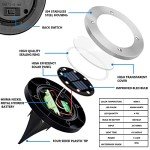 Jsdoin Solar LED Garden Lights for Outdoor Spaces
