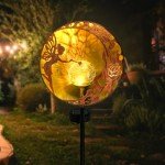 Fairy Solar Garden Light – Metal Moon Star Decor
