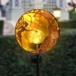 Fairy Solar Garden Light – Metal Moon Star Decor
