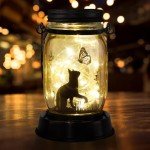 3-in-1 Cat Solar Lanterns for Garden Decor
