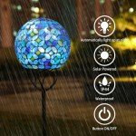 Mosaic Solar Garden Lights with LED Pathway Stake