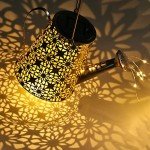 Retro Solar Watering Can LED Garden Lights