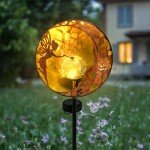 Fairy Solar Garden Light – Metal Moon Star Decor