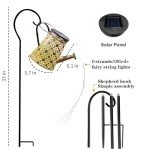 Solar Watering Can Lights for Garden Décor
