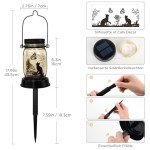 3-in-1 Cat Solar Lanterns for Garden Decor