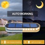 YiLaie 6 Pack Solar Garden Deck Lights
