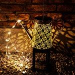 Solar Watering Can Lights for Garden Décor