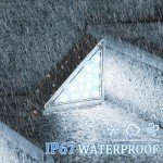 4-Pack Solar Step Lights for Outdoor Pathways