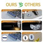 YiLaie 6 Pack Solar Garden Deck Lights