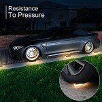 WILLED 4-Pack Solar Garden Lights - Warm White