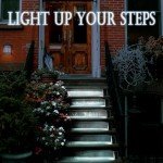 4-Pack Solar Step Lights for Outdoor Pathways