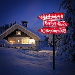 Waterproof Solar Christmas Sign Stake Lights