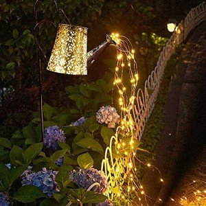 Retro Solar Watering Can Garden Hanging Lights