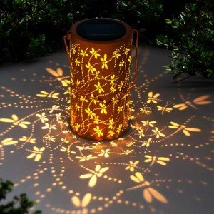 Dragonfly Hanging Solar Garden Lantern Lights
