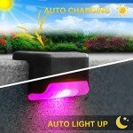12-Pack Multicolor Solar Garden Step Lights