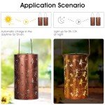 Dragonfly Hanging Solar Garden Lantern Lights