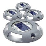 Siedinlar Solar Garden Lights - 4 Pack Cool White