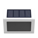 Cool White Solar Fence Lights - 6 Pack