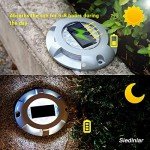 Siedinlar Solar Garden Lights - 4 Pack Cool White