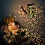 Retro Solar Watering Can Garden Hanging Lights
