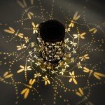 Dragonfly Hanging Solar Garden Lantern Lights