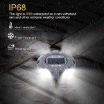 Siedinlar Solar Garden Lights - 4 Pack Cool White