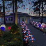 Patriotic Solar Garden Lights - 2 Pack, 40LED