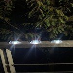 16 Pack Waterproof Solar Deck LED Lights