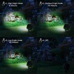 Mii-PWR Waterproof Solar Spot Lights for Garden