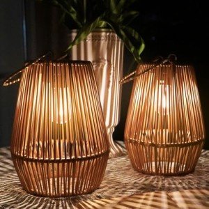 KagoLing Waterproof Solar Lanterns for Garden - 2 Pack