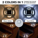 8 Pack Solar Garden Lights - Waterproof Deck Markers