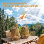 KagoLing Waterproof Solar Lanterns for Garden - 2 Pack