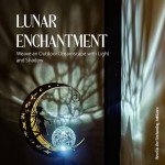 Solar Garden Lights with Moon and Star Design
