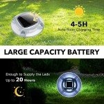 8 Pack Solar Garden Lights - Waterproof Deck Markers