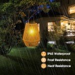 KagoLing Waterproof Solar Lanterns for Garden - 2 Pack