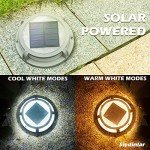 Siedinlar Solar Deck Lights - 4 Pack, 2 Colors