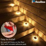 Soslina 4 Pack Solar Garden Path Lights