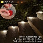 Lacasa Solar LED Deck Lights – 4 Pack